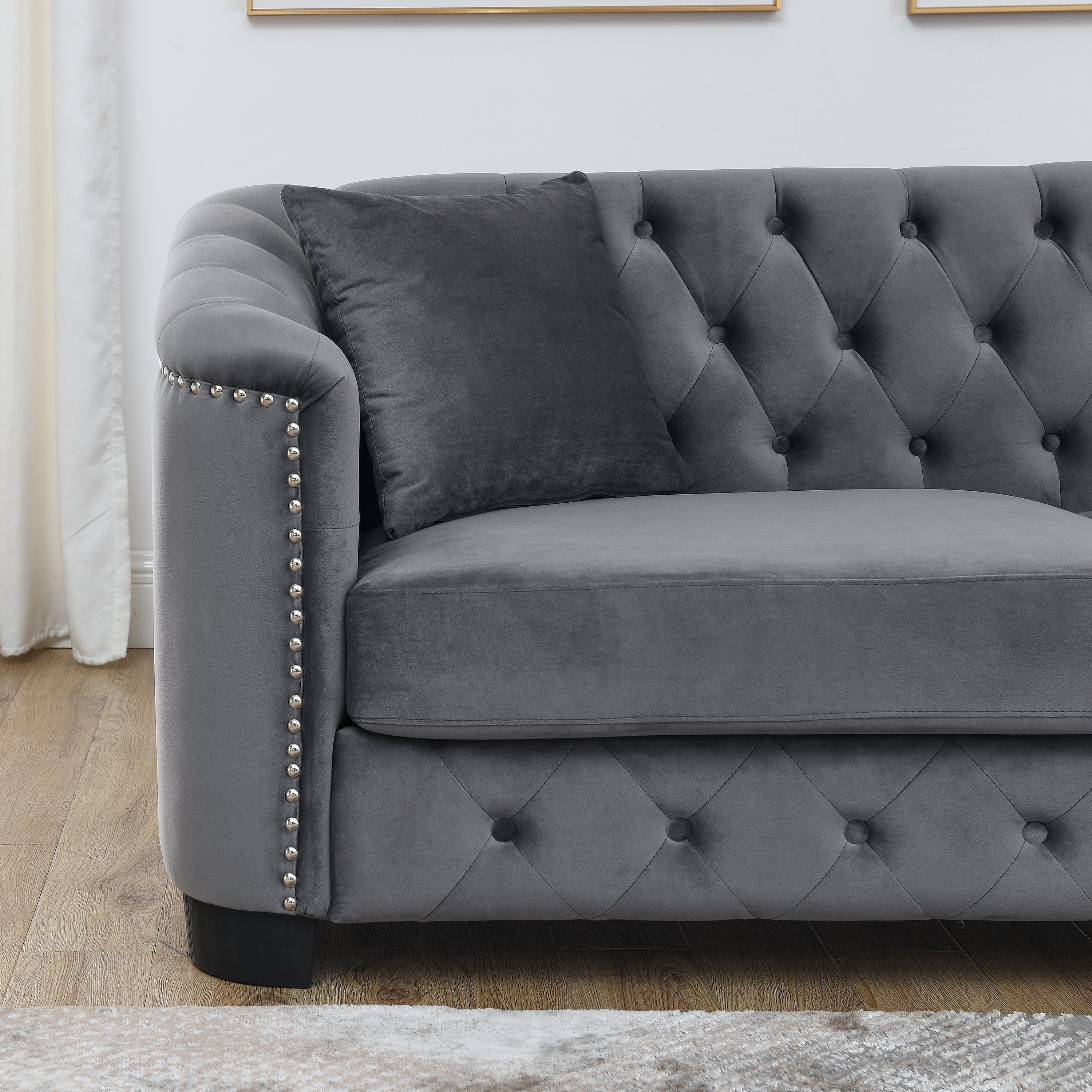 Velvet Chelsfield Sofa Set