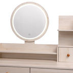 CRAZY ELF Stylish Vanity Table with Cushioned Stool