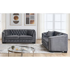 Velvet Chelsfield Sofa Set