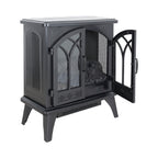 24 Inch 3D Flame Electric Infrared Quartz Fireplace Stove