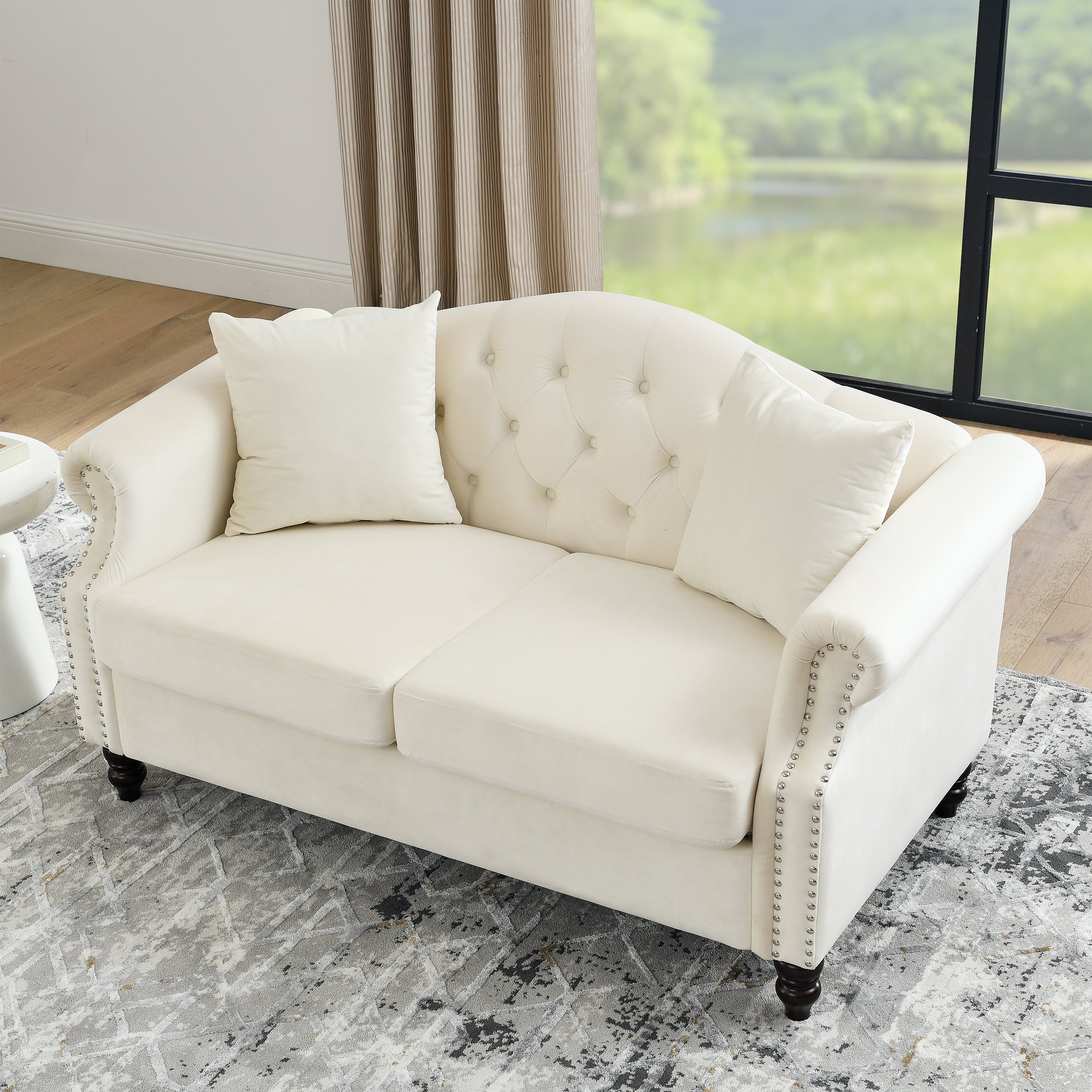 57" Chesterfield Sofa