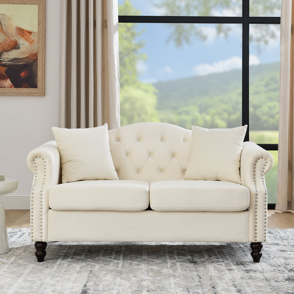 57" Chesterfield Sofa