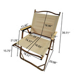 Comfy Foldable and Portable Chair with Armrests