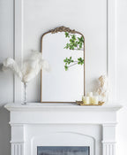 24" x 42" Gold Arch Mirror
