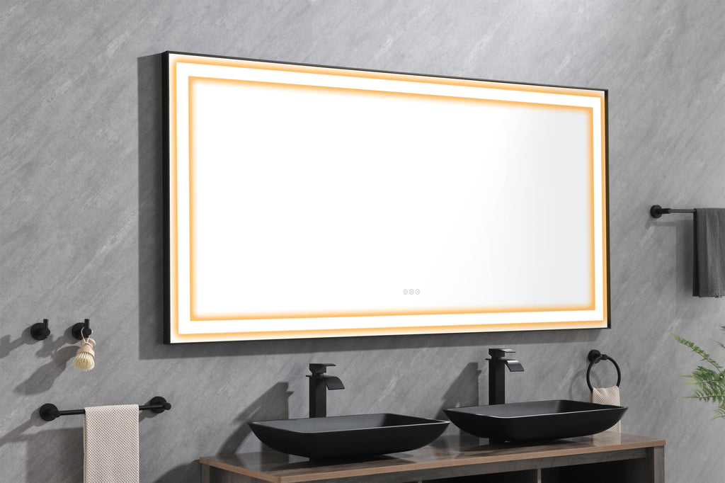 Premium Bathroom Mirror - 72 in. W x 36 in. H