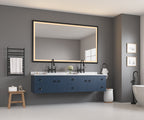72 Inch W x 48 Inch H Oversized Rectangular Bathroom Mirror
