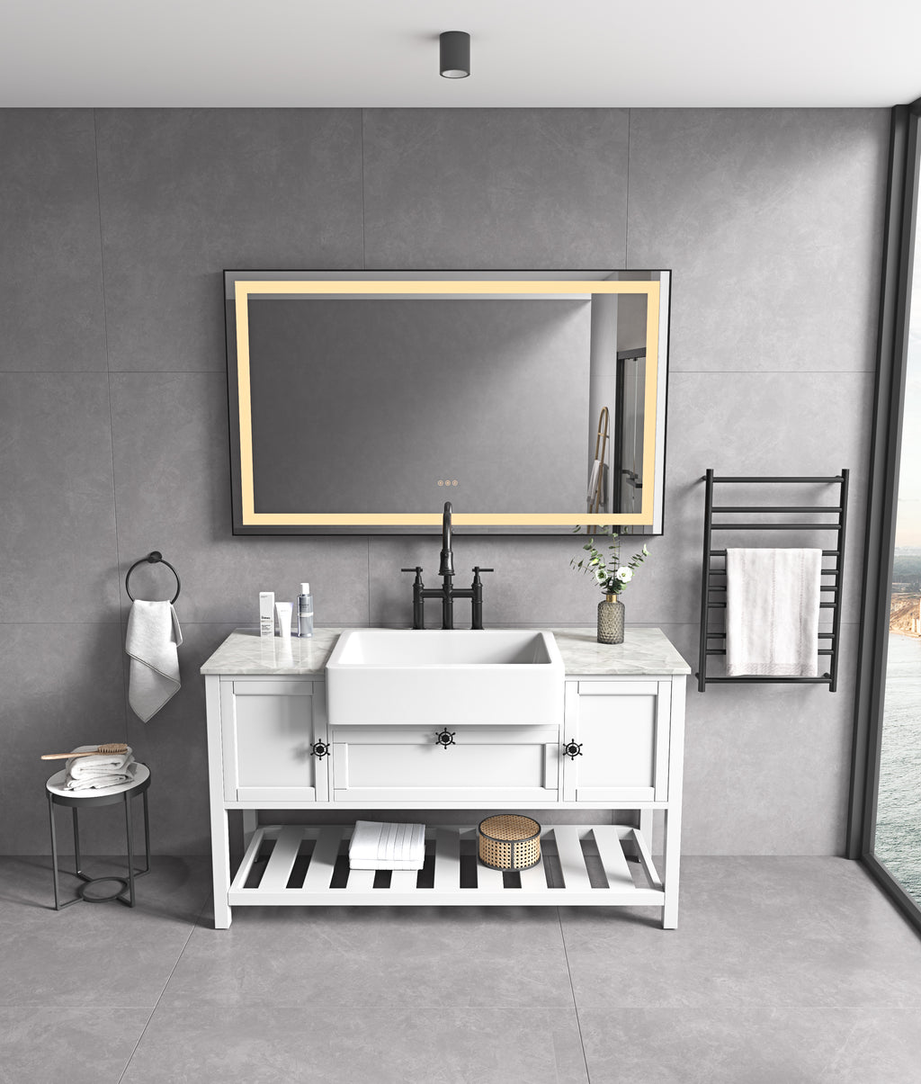 Premium Bathroom Mirror - 72 in. W x 36 in. H