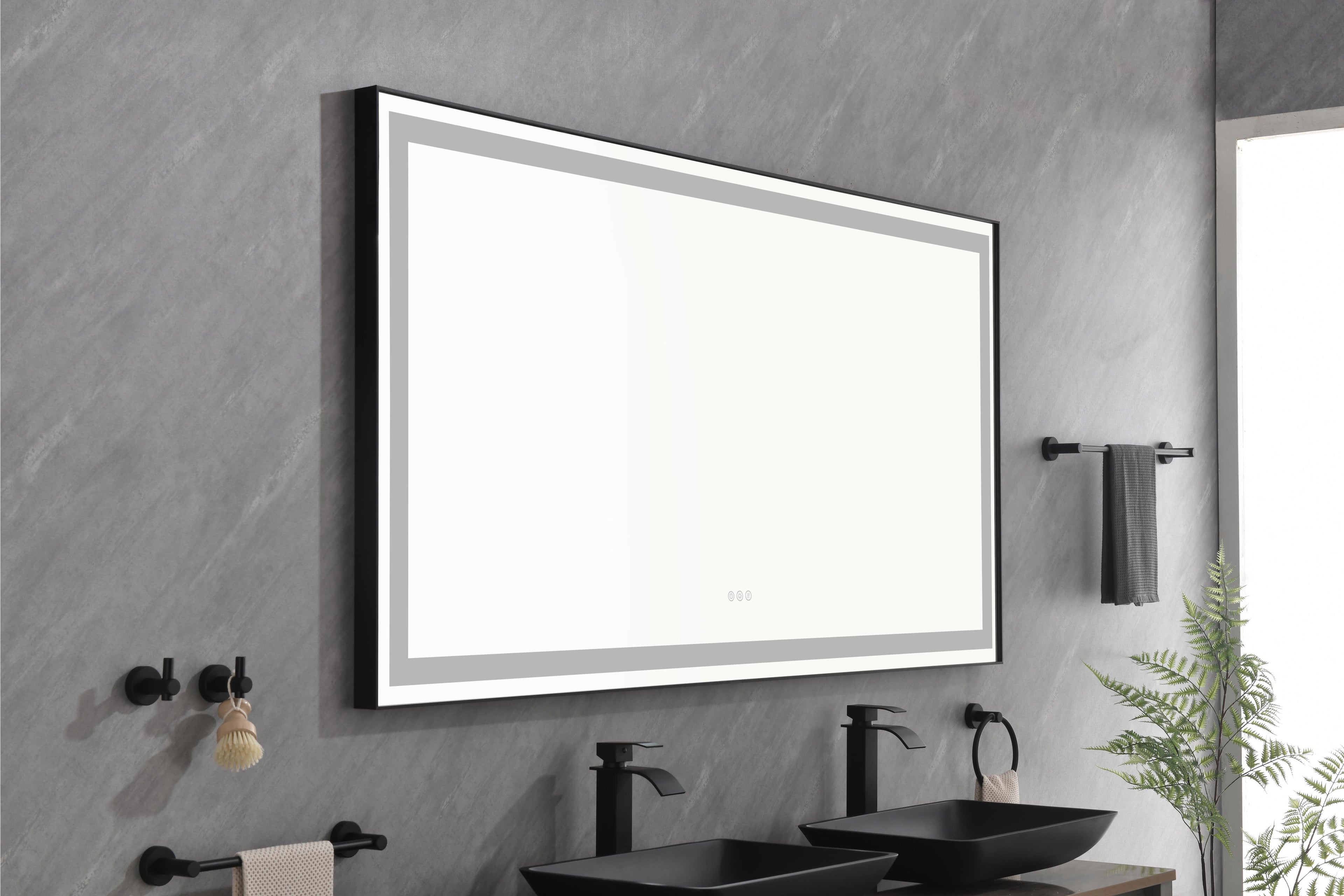 Premium Bathroom Mirror - 72 in. W x 36 in. H