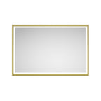 84in. W x 48in. H Oversized Rectangular Framed LED Mirror
