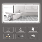 72"×36" LED Mirror Light Bathroom