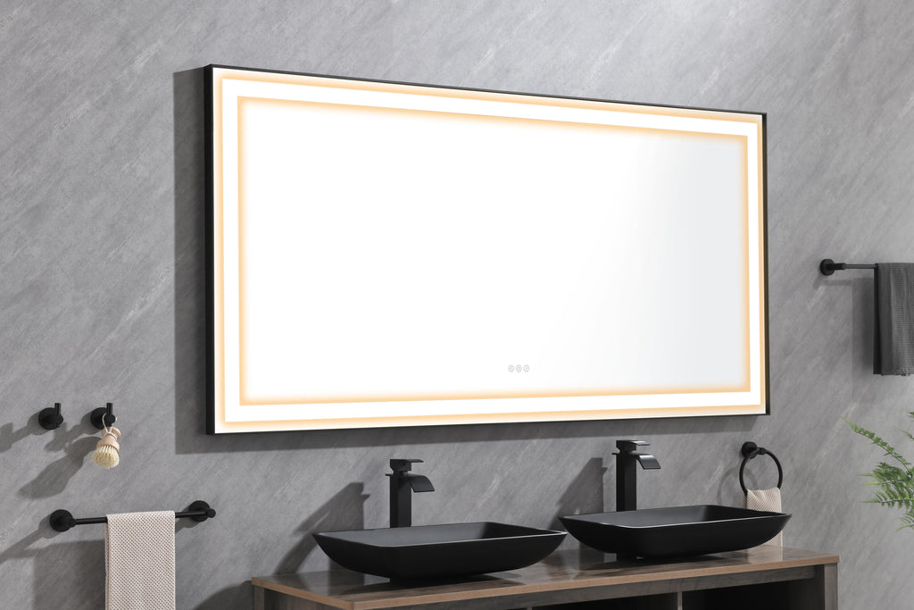 Premium Bathroom Mirror - 72 in. W x 36 in. H