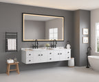 72 Inch W x 48 Inch H Oversized Rectangular Bathroom Mirror