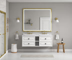 60in. LED Lighted Bathroom Wall Mounted Mirror