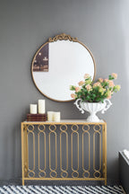 30" x 32" Round Mirror
