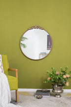 30" x 32" Round Mirror