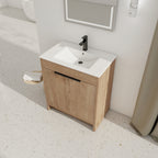 30" Freestanding Bathroom Vanity with Integrated Sink