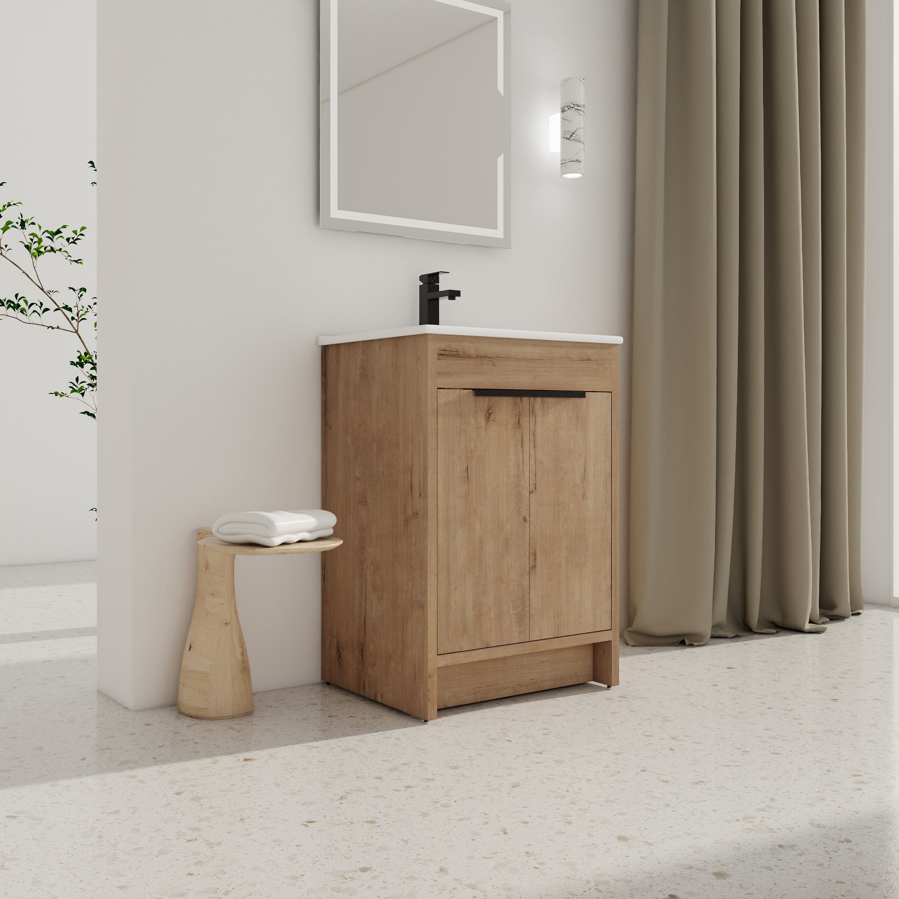 24" Freestanding Bathroom Vanity
