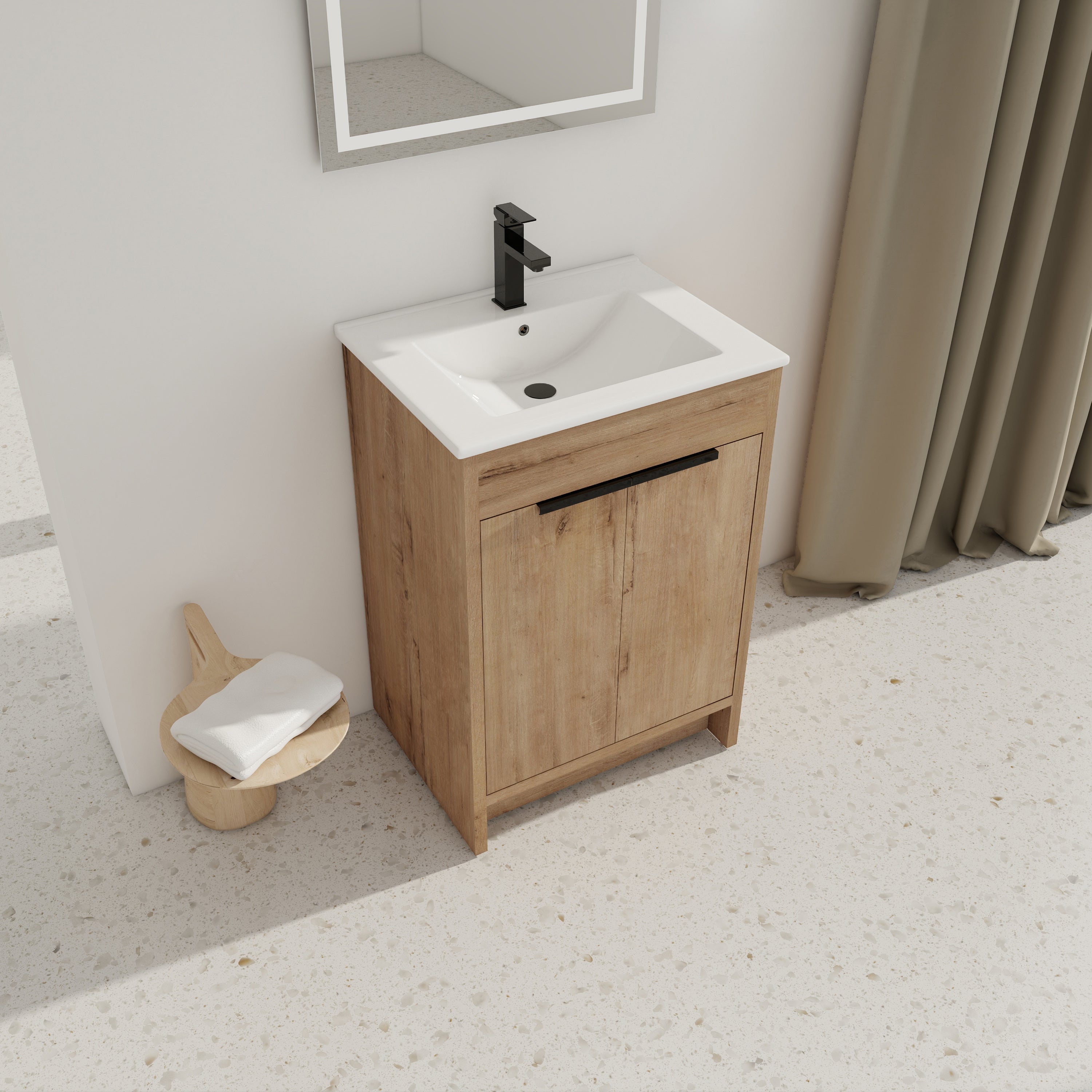 24" Freestanding Bathroom Vanity