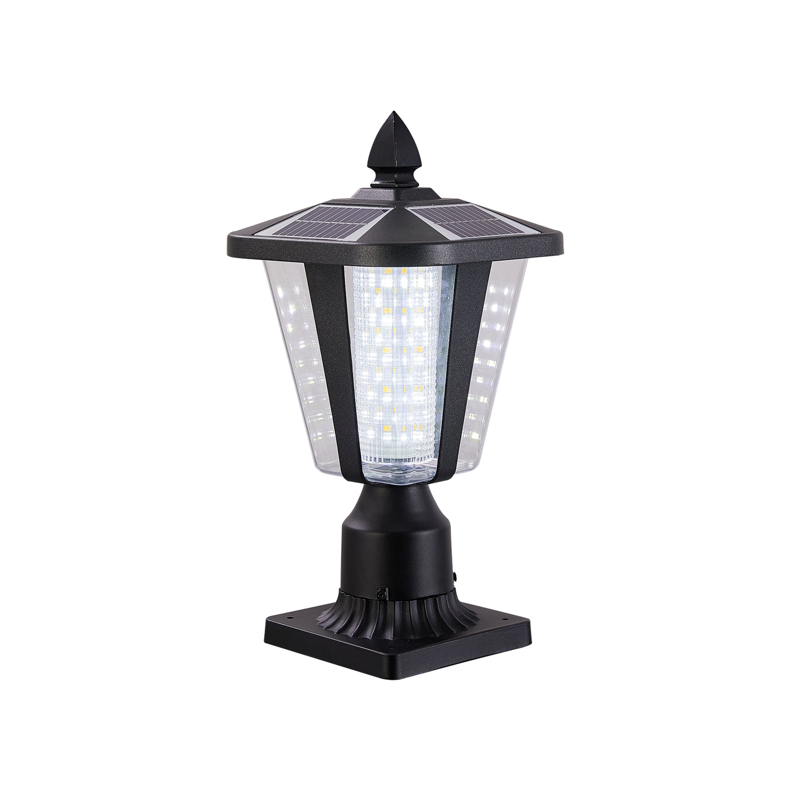 15" Solar Powered Outdoor Lantern