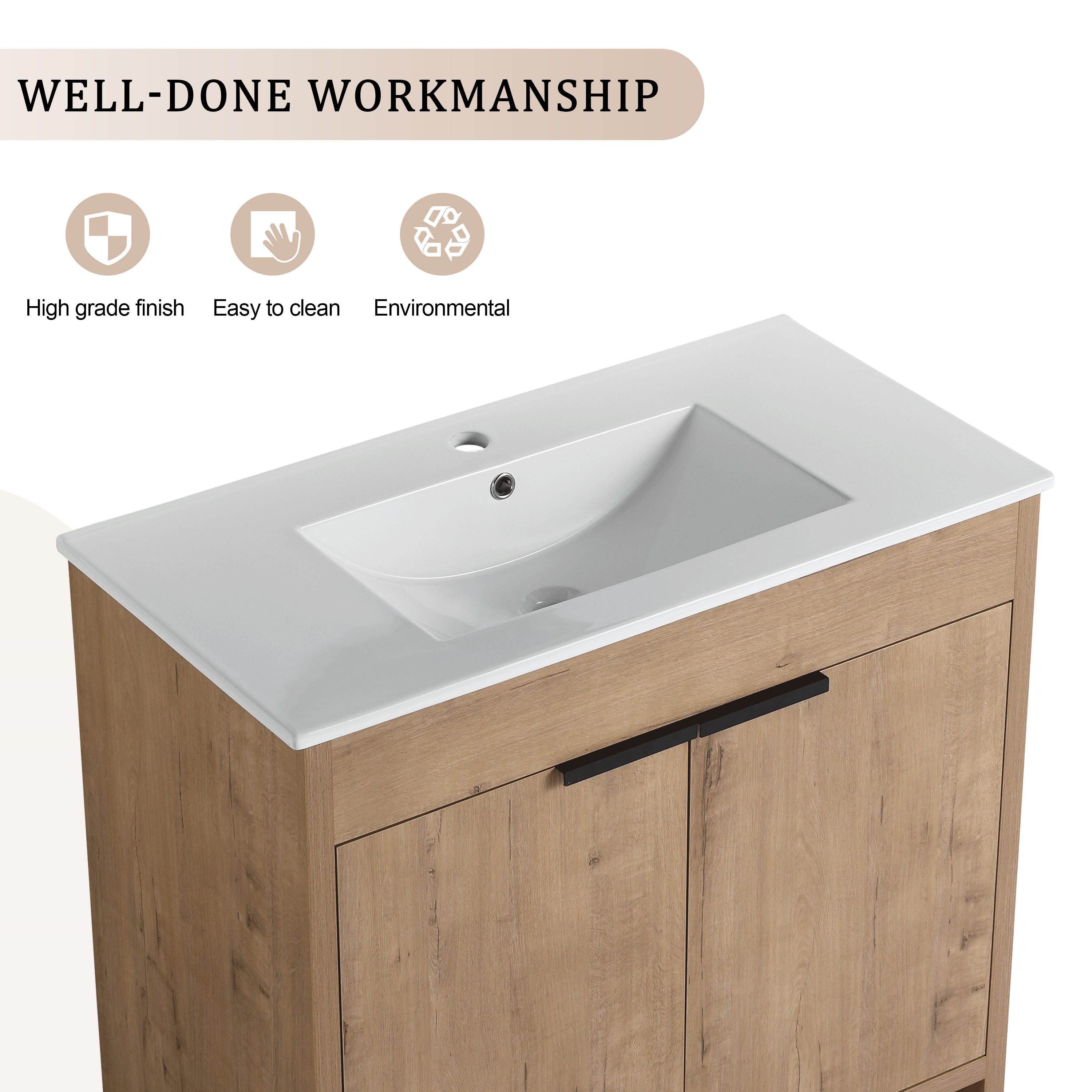 36" Freestanding Bathroom Vanity