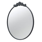 Classic Design Mirror with Round Shape and Baroque Inspired Frame