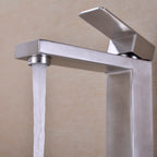 Single Handle Sink Brushed Nickel Vanity Bathroom Faucet