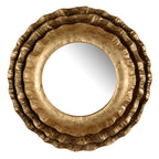 16" Round Wall Mirror with Vintage Style