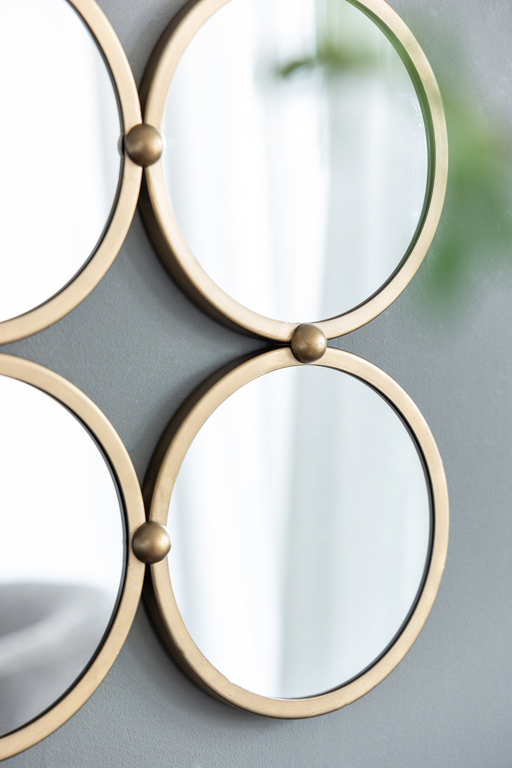 27.2" Contemporary Decorative Mirror with Minimalist Style