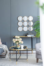 27.2" Contemporary Decorative Mirror with Minimalist Style