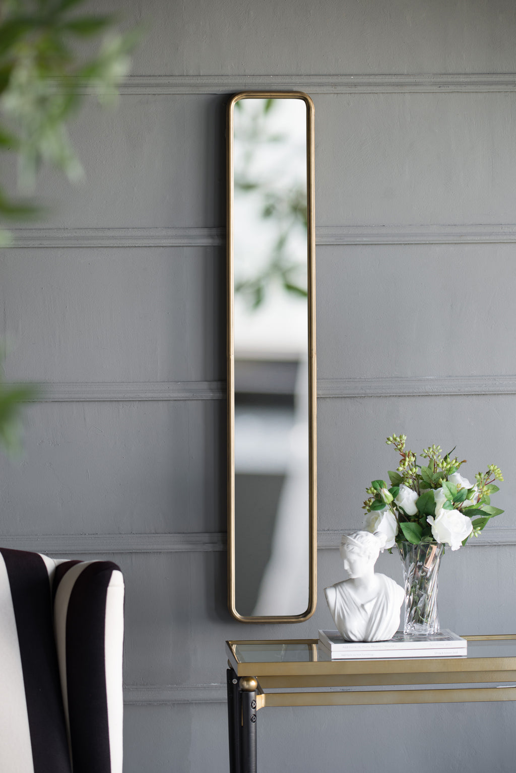47" x 8" Full Length Mirror with Antique Frame