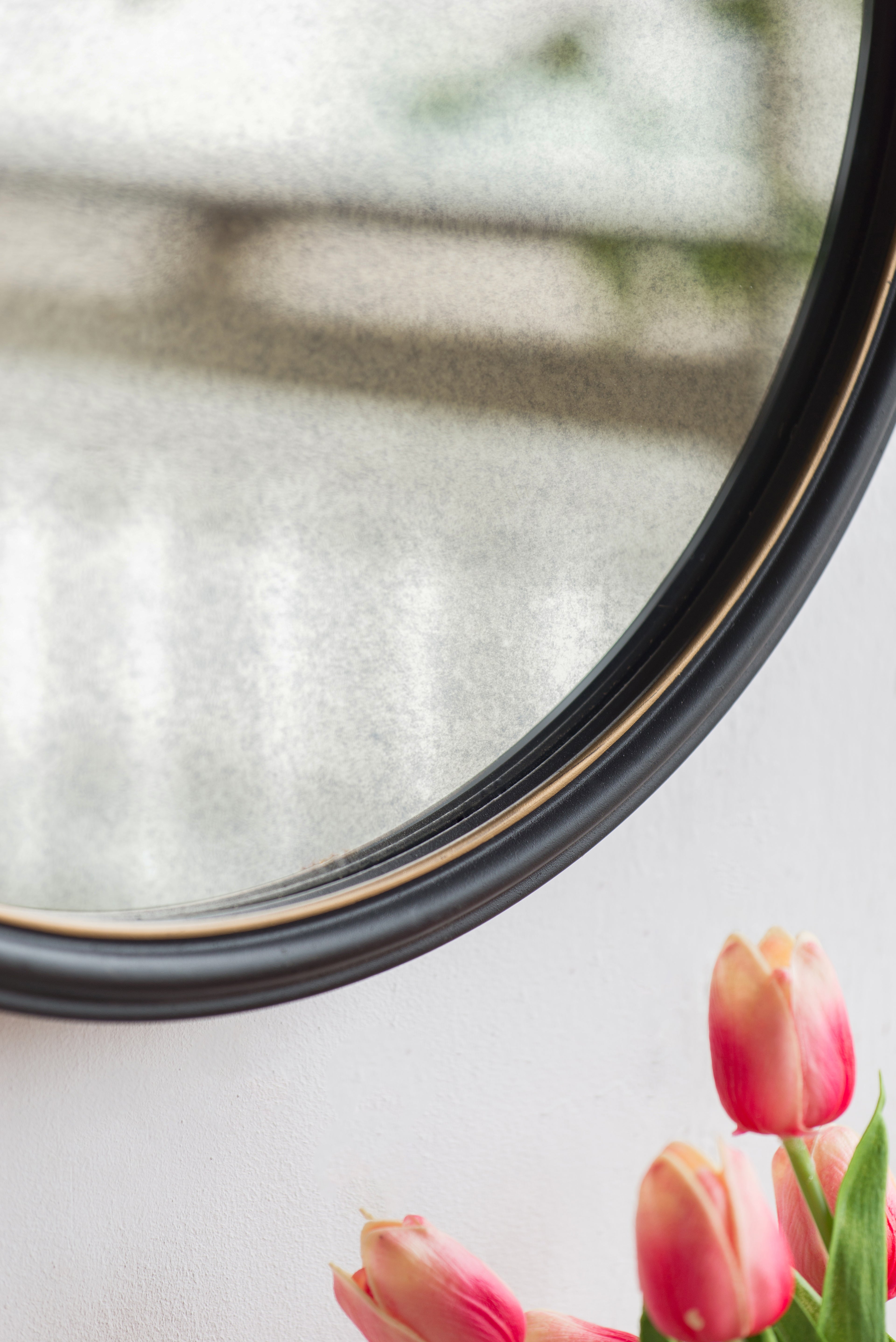 Handsome Cleveland Mirror with Rope Strap
