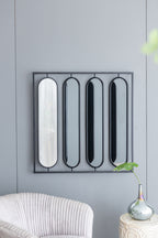 36" x 36" Large Four Oval Wall Mirror
