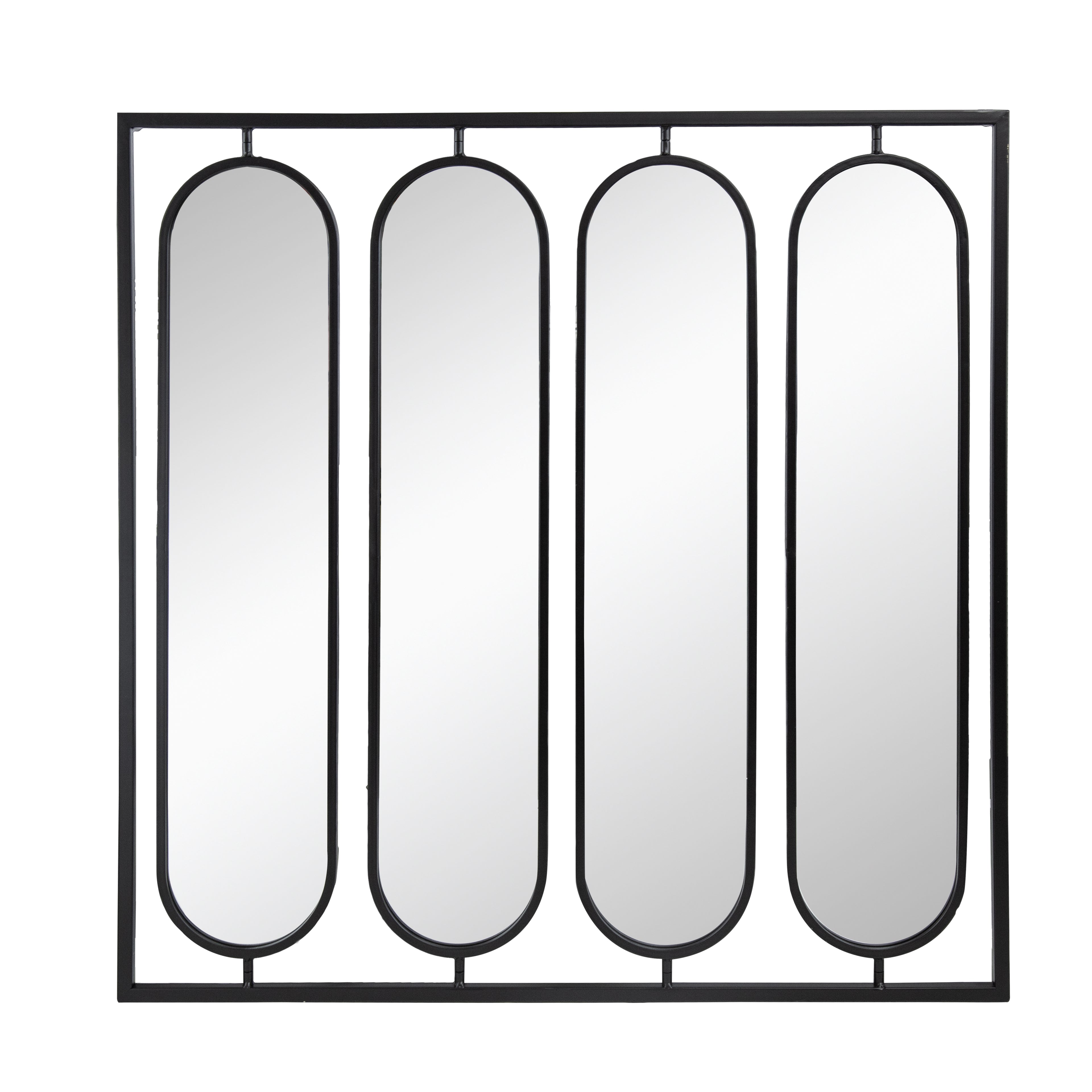 36" x 36" Large Four Oval Wall Mirror
