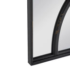 16" x 23" Rectangular Wooden Wall Mirror with Antique Finish