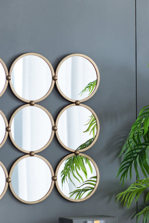 27.2" Contemporary Decorative Mirror with Minimalist Style