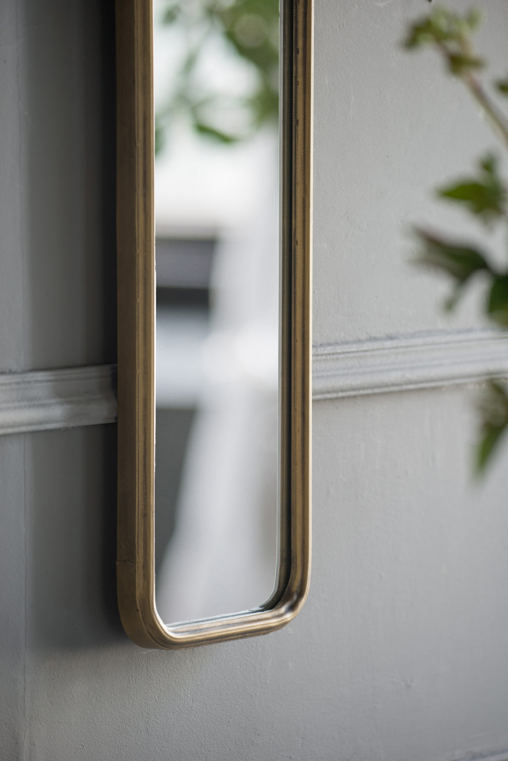 47" x 8" Full Length Mirror with Antique Frame