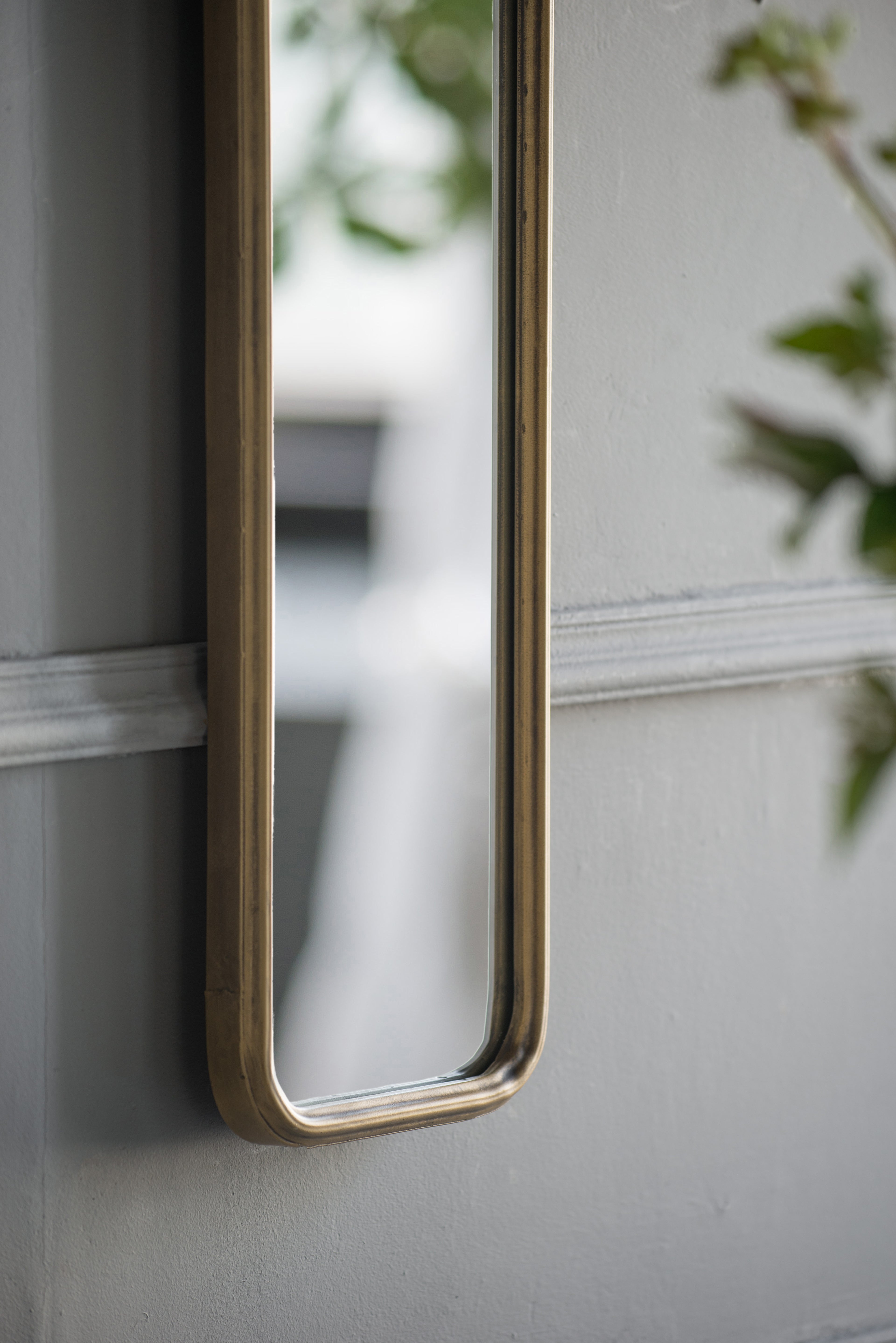 47" x 8" Full Length Mirror with Antique Frame
