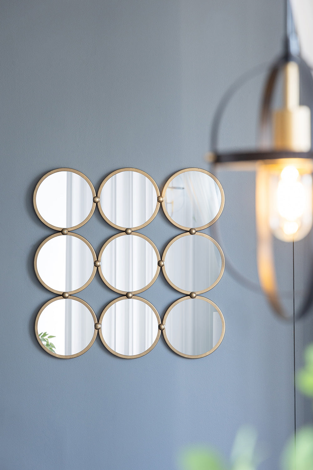 27.2" Contemporary Decorative Mirror with Minimalist Style