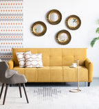 16" Round Wall Mirror with Vintage Style