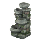 19" Indoor Outdoor Stone Water Fountain
