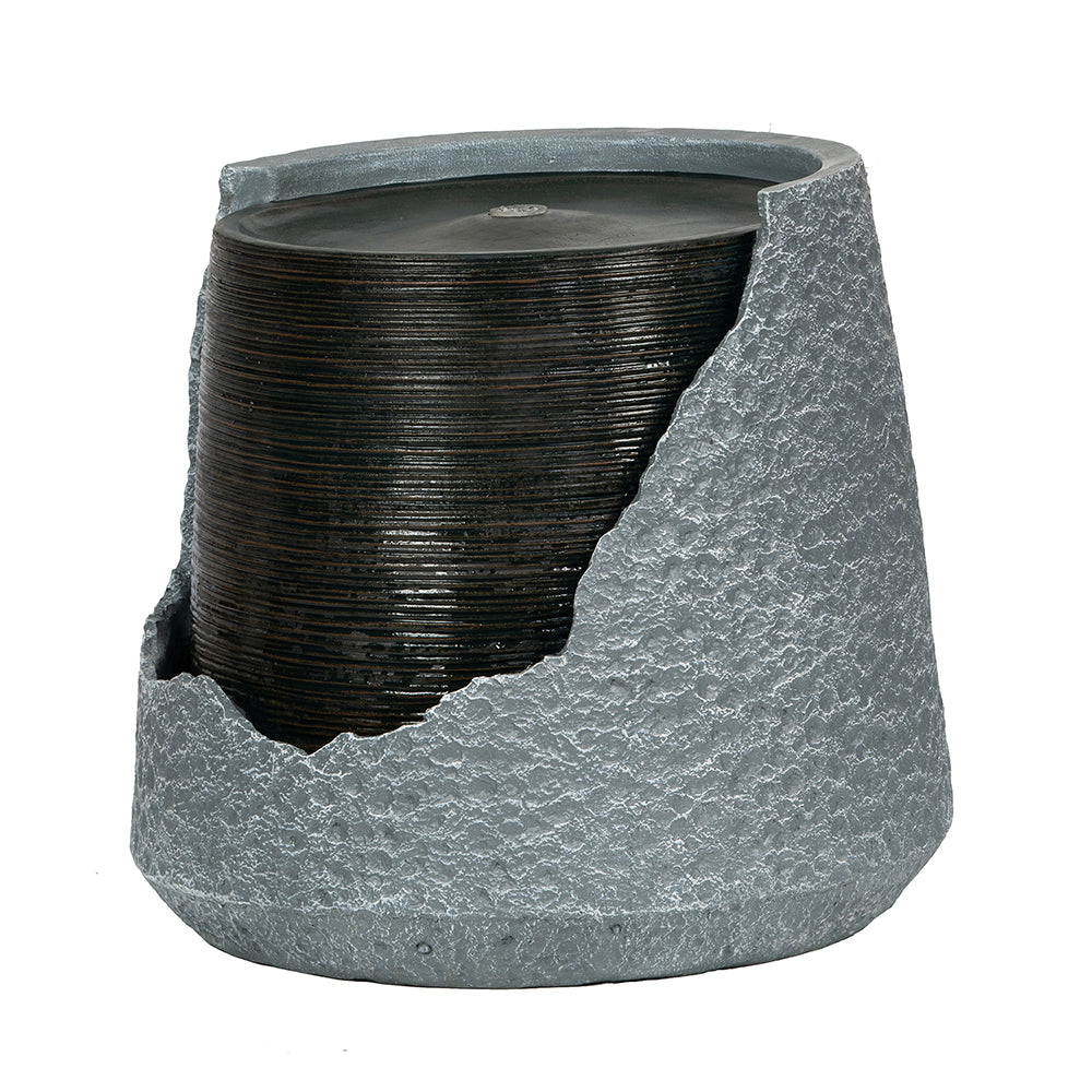 20" Indoor Outdoor Polyresin Water Fountain