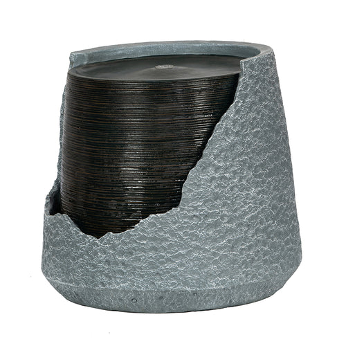 20" Indoor Outdoor Polyresin Water Fountain