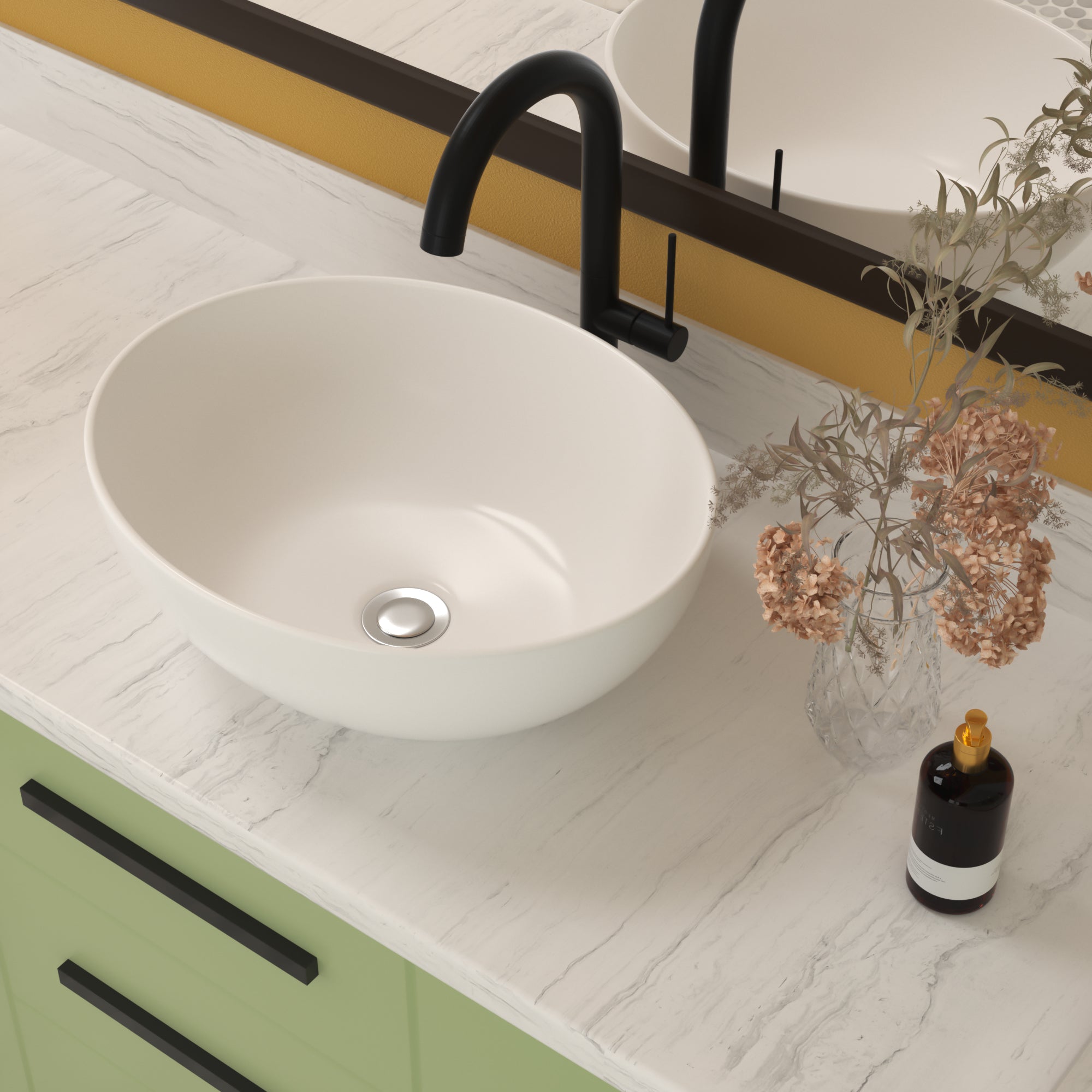 16x13 Inch Modern Bathroom Vessel Sink