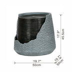 20" Indoor Outdoor Polyresin Water Fountain