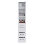 Linen Cabinet Artic, Three Shelves, Single Door