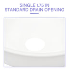 13x13 Inch Modern Bathroom Vessel Sink