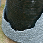 20" Indoor Outdoor Polyresin Water Fountain