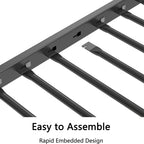 Adam Sturdy Twin Over Full Bunk Bed Metal