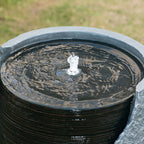 20" Indoor Outdoor Polyresin Water Fountain