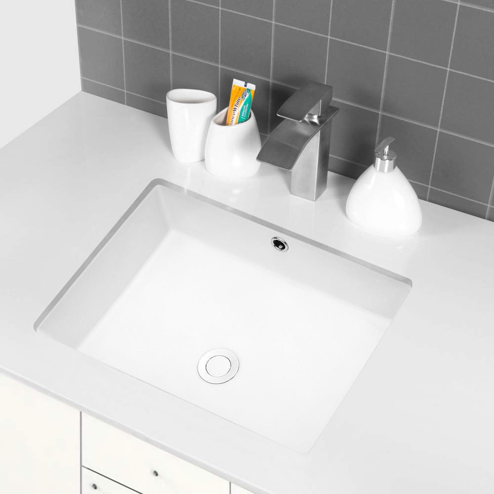 Modern Bathroom Undermount Sink - 22"x15.5"